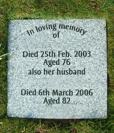 Cremation Memorials Torquay