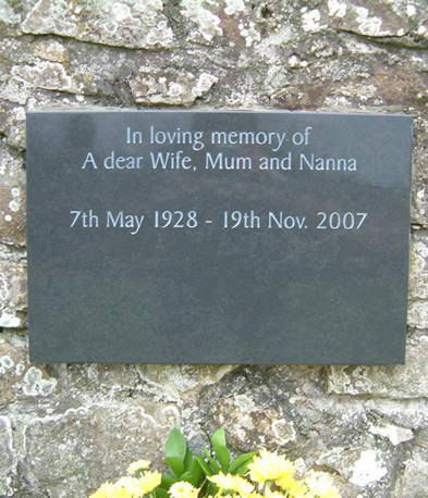 Cremation Memorials Okehampton